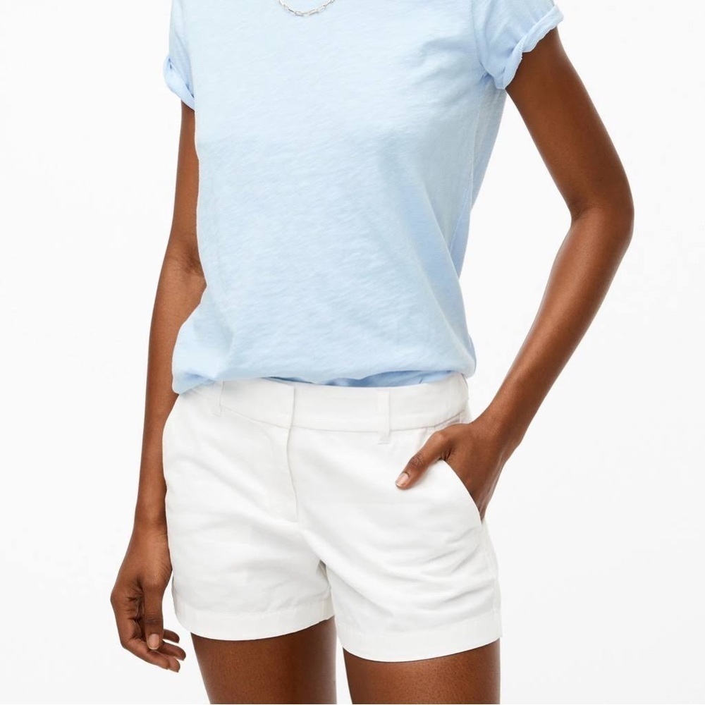 NWT J. Crew Buttery Twill City Fit Chino Shorts size 00